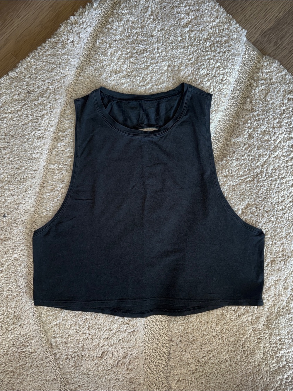lululemon athletica Cut Back Cropped Tank